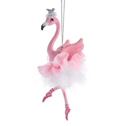 Flamingo Ballerina Ornament