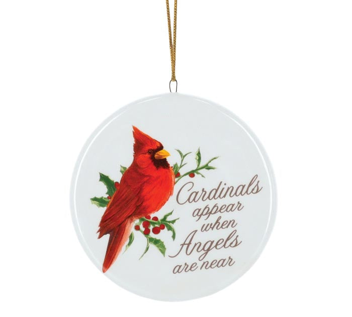 Ornament Cardinal Joy Flat