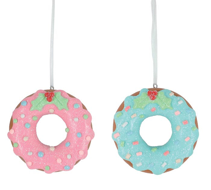 Frosted Donut Ornaments