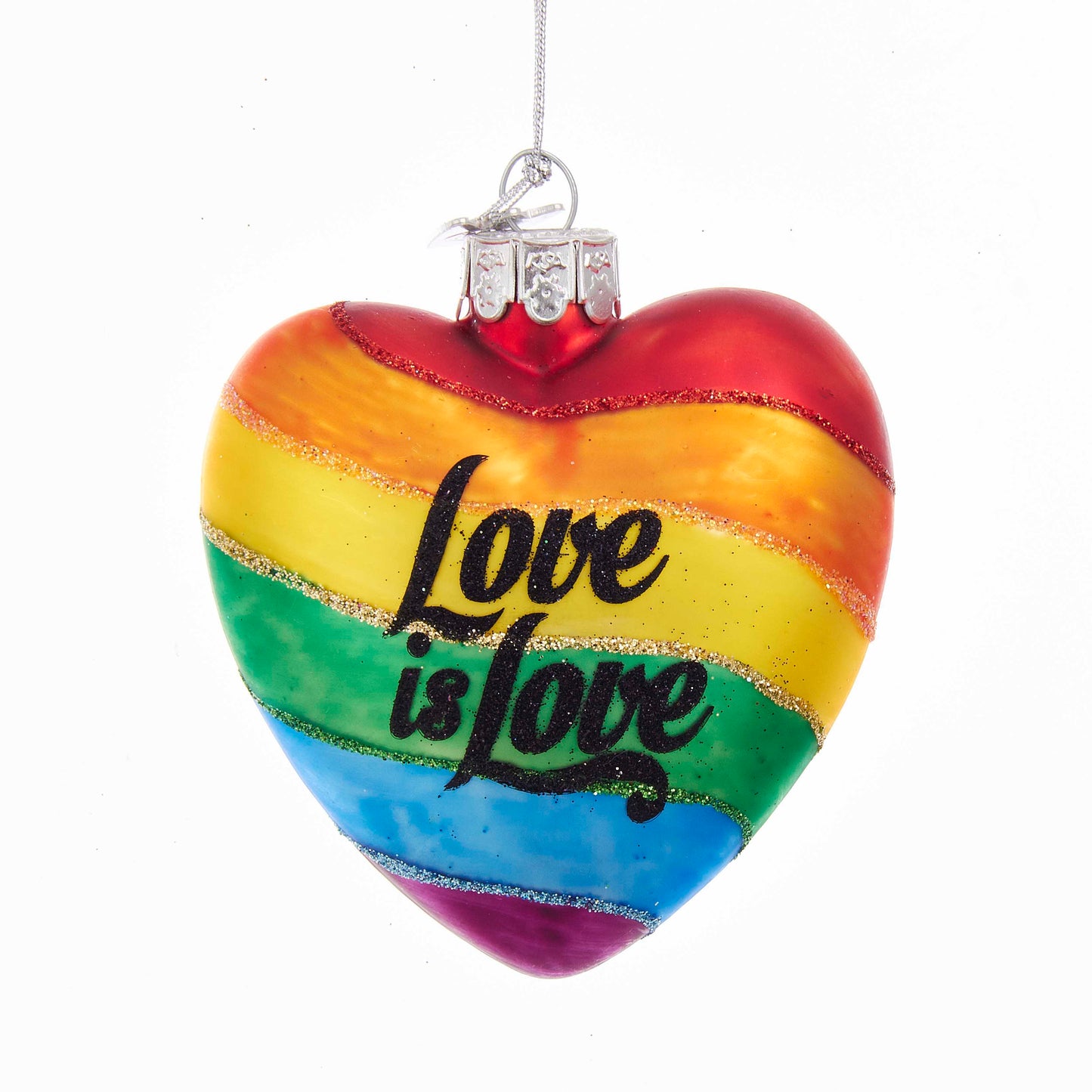 "Love Is Love" Heart Ornament