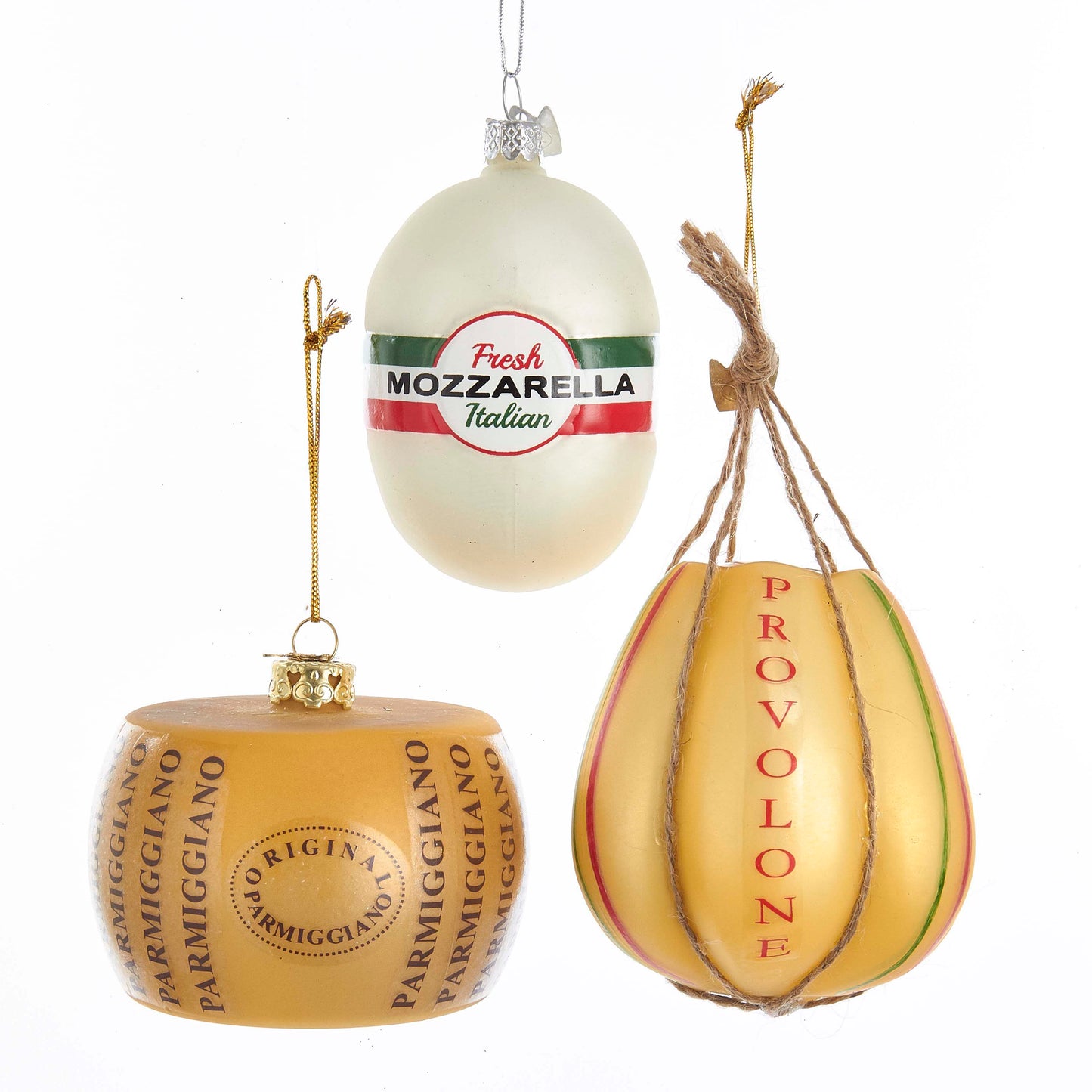 Italian Cheese Ornaments Set