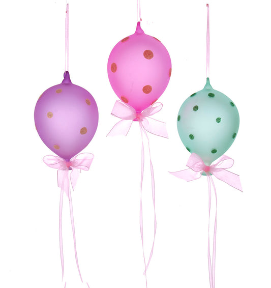 Glass Balloon Ornaments